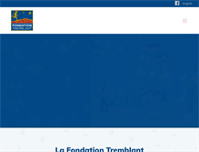 Tablet Screenshot of fondationtremblant.com